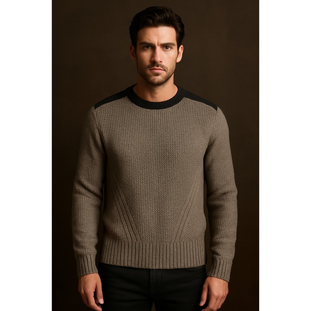 ANR+ Presented by AlpnRock Pullover Sweater SZ Smal Military Structured Textured